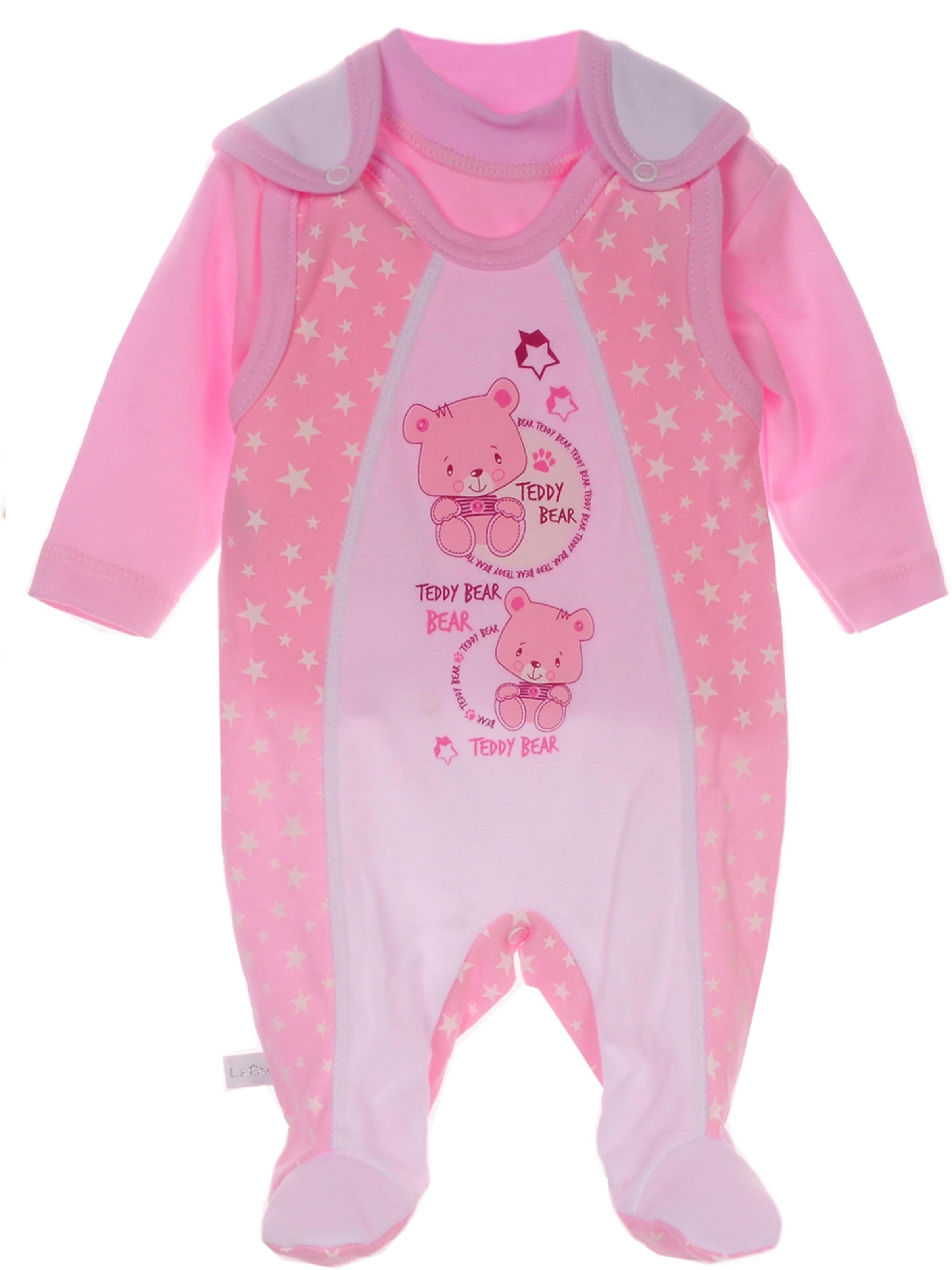 La Bortini Strampler/Body‌‌‌‌‌‌‌ in Pink: Vorderseite