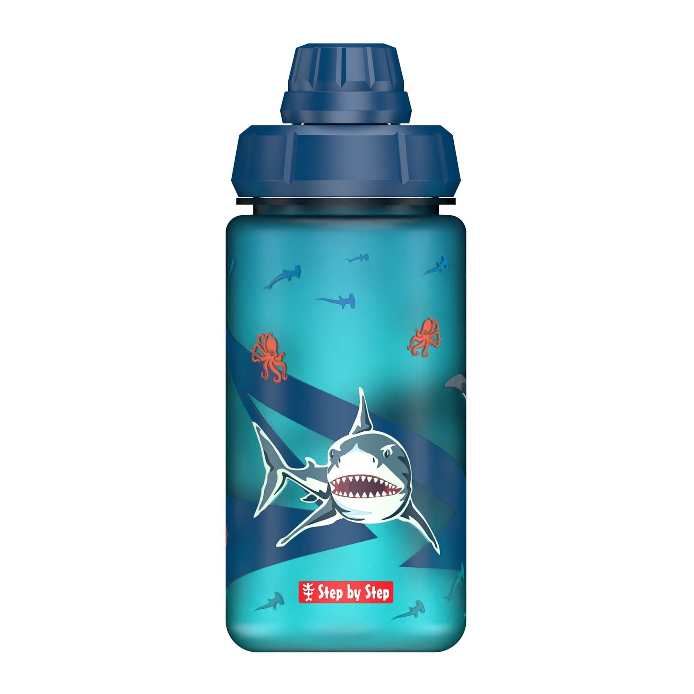 STEP BY STEP Drinking Bottle in Blue: front