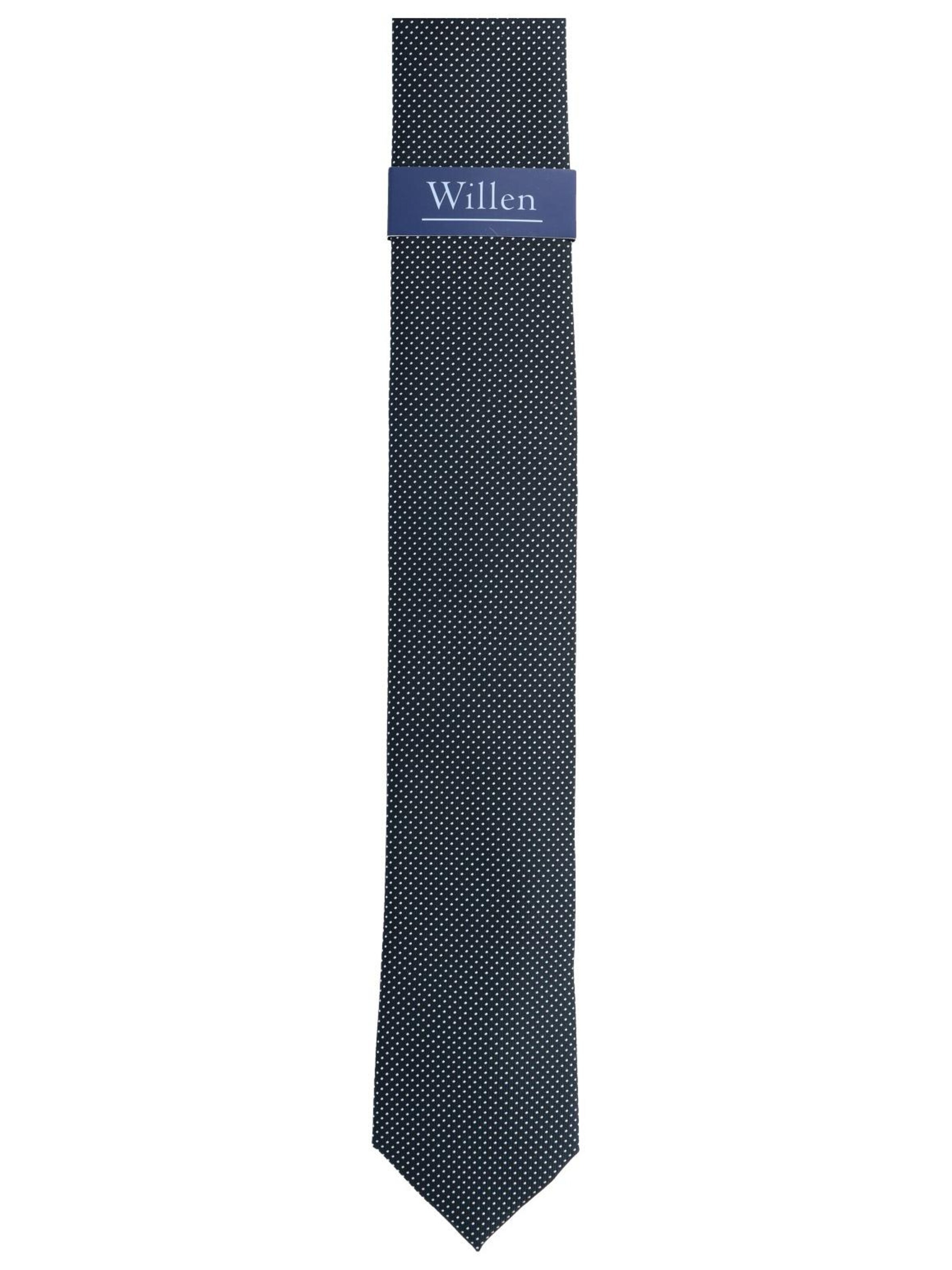 WILLEN Tie 'Tupfen' in Blue: front