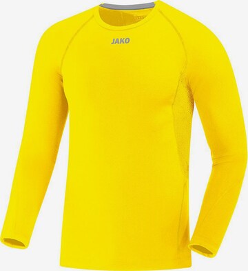 JAKO Regular fit Base Layer in Yellow: front