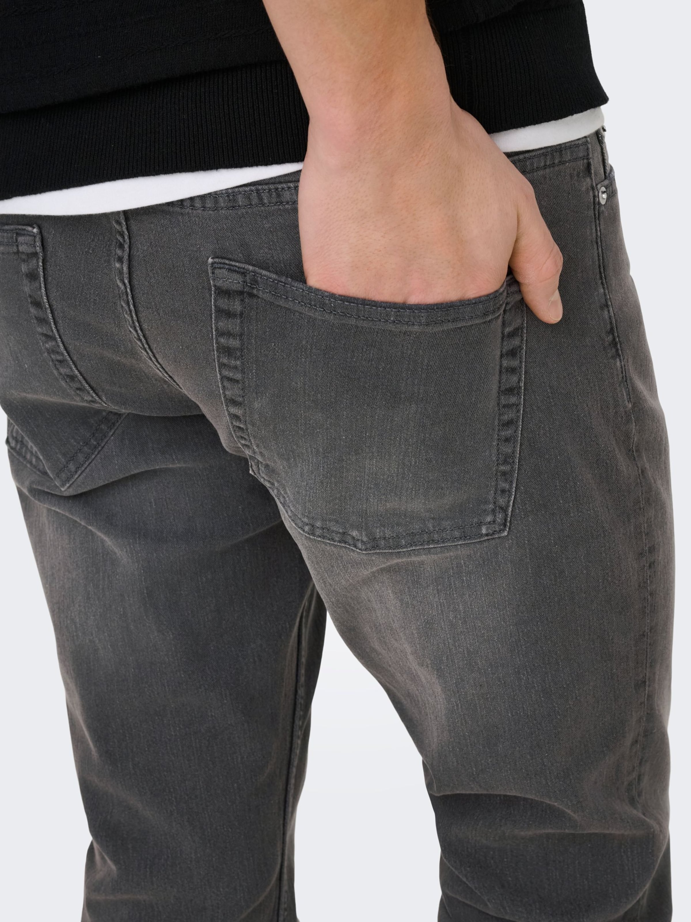 Only & Sons Slim fit Jeans 'ONSLoom' in Grey