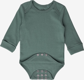 BergBiber Romper/bodysuit 'Langarm Body AVA (mitwachsend)' in Green: front