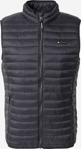Gilet Superdry en noir : devant