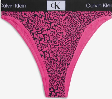 Slip 'CK96' de la Calvin Klein Underwear pe roz: față