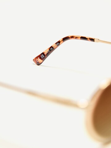Bershka Sunglasses in Beige
