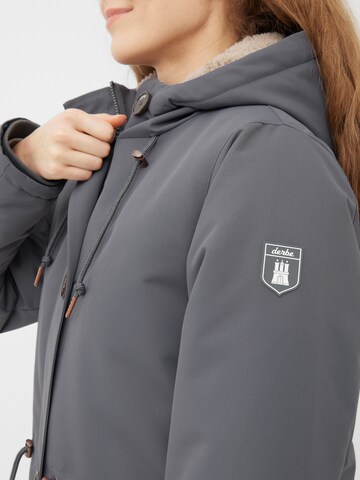 Derbe Parka 'Friese Festholm' in Grau