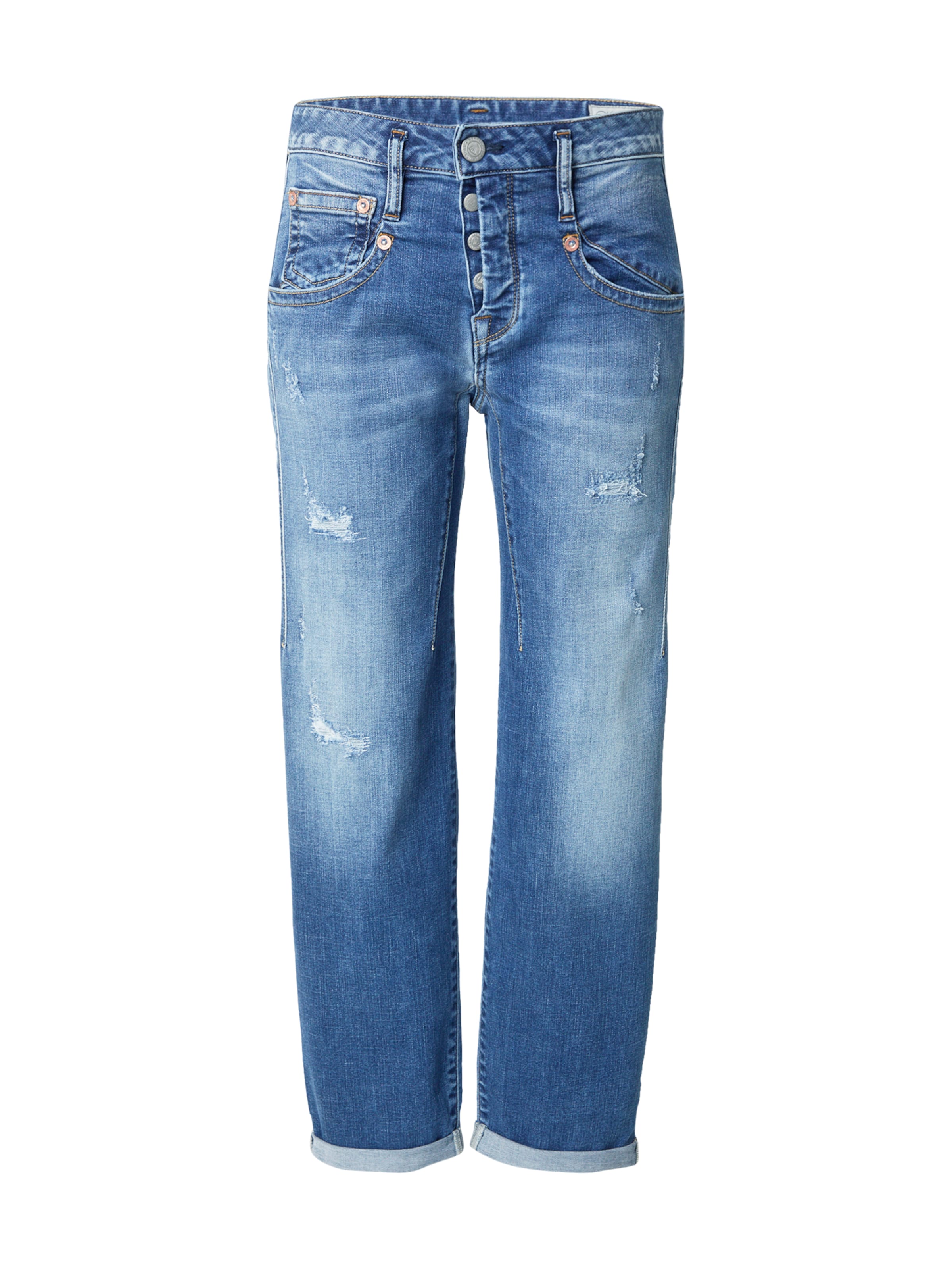 Herrlicher Normální Džíny 'Shyra' – modrá: přední strana