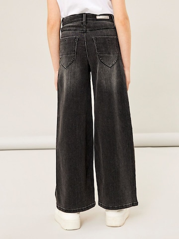 NAME IT Wide leg Jeans in Zwart