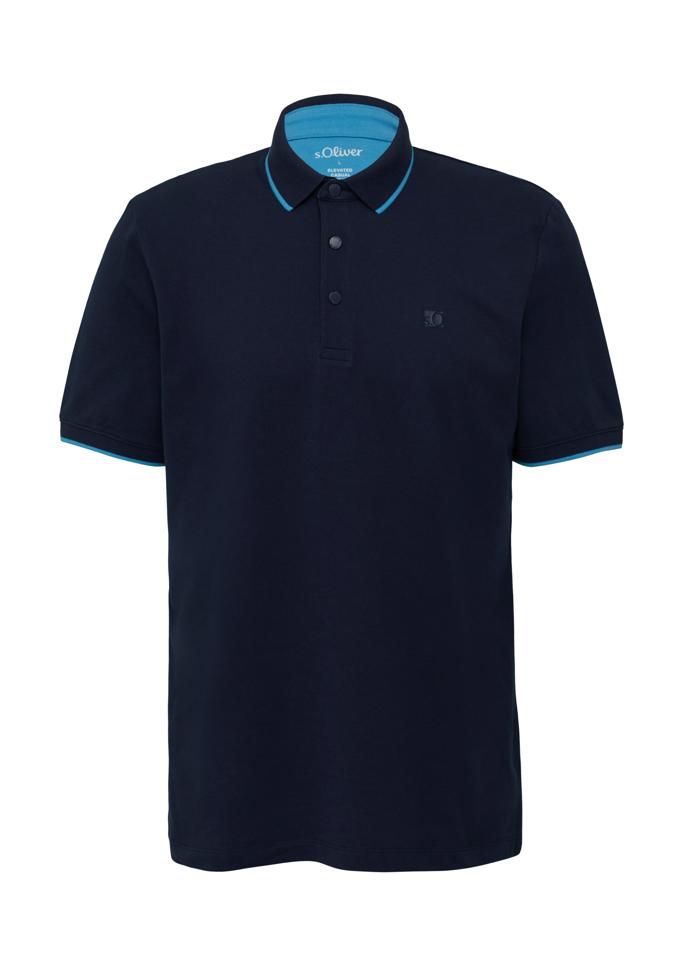 s.Oliver Tričko - Modrá: predná strana