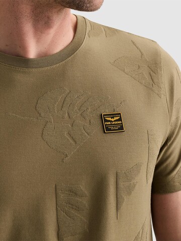 T-Shirt 'T-shirt with allover jacquard pattern' PME Legend en vert
