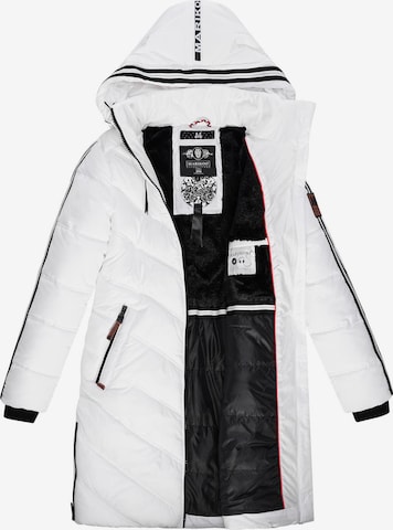 MARIKOO Winter Coat 'Armasa' in White