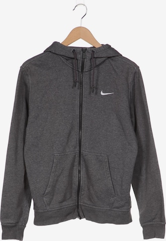 NIKE Kapuzenpullover M in Grau: predná strana