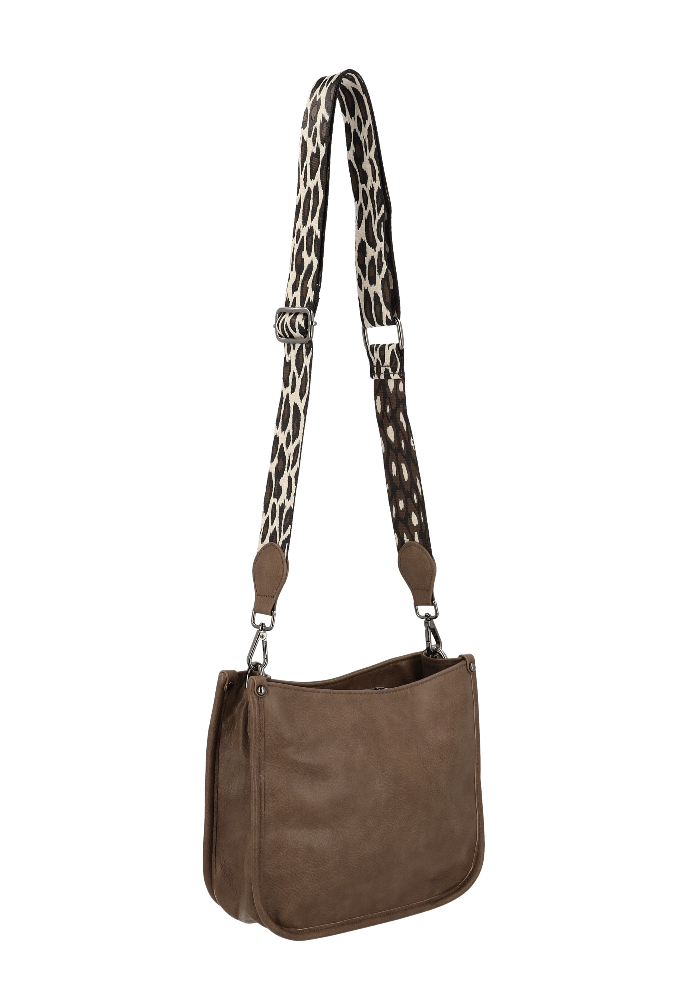 Sac à bandoulière Usha en marron : devant