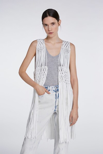 SET Vest in White, View model
