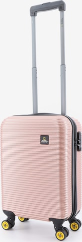 National Geographic Suitcase 'Abroad' in Pink: front