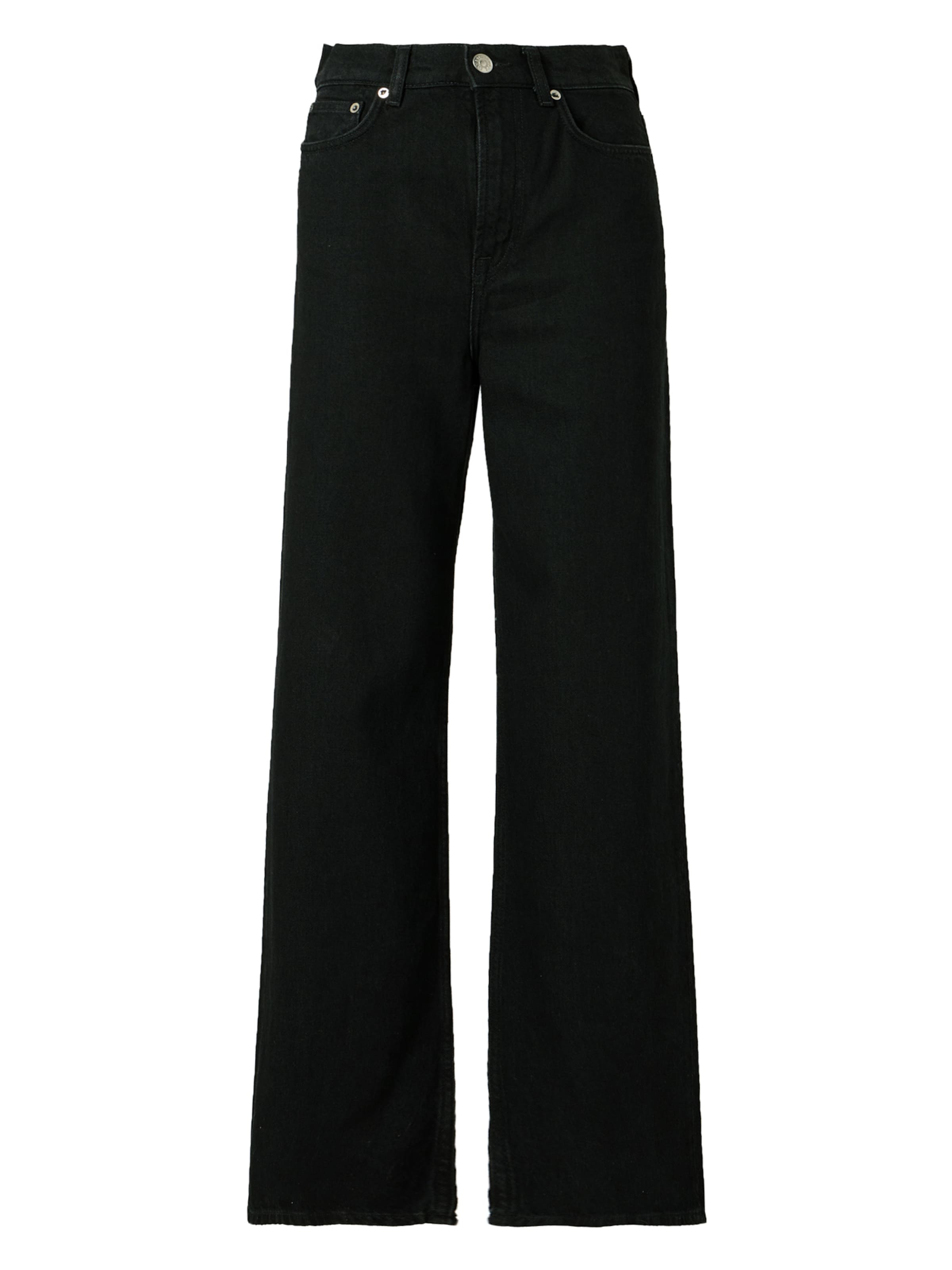 Samsøe Samsøe Wide leg Jeans 'REBECCA' in Black: front