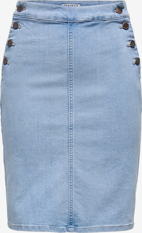 Gonna 'ONLHush' di ONLY in blu: frontale