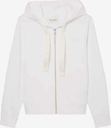 Marc O'Polo Sweat jacket in White: front