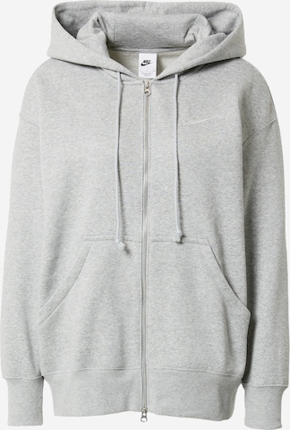 pilka Nike Sportswear Džemperis 'Phoenix Fleece': priekis