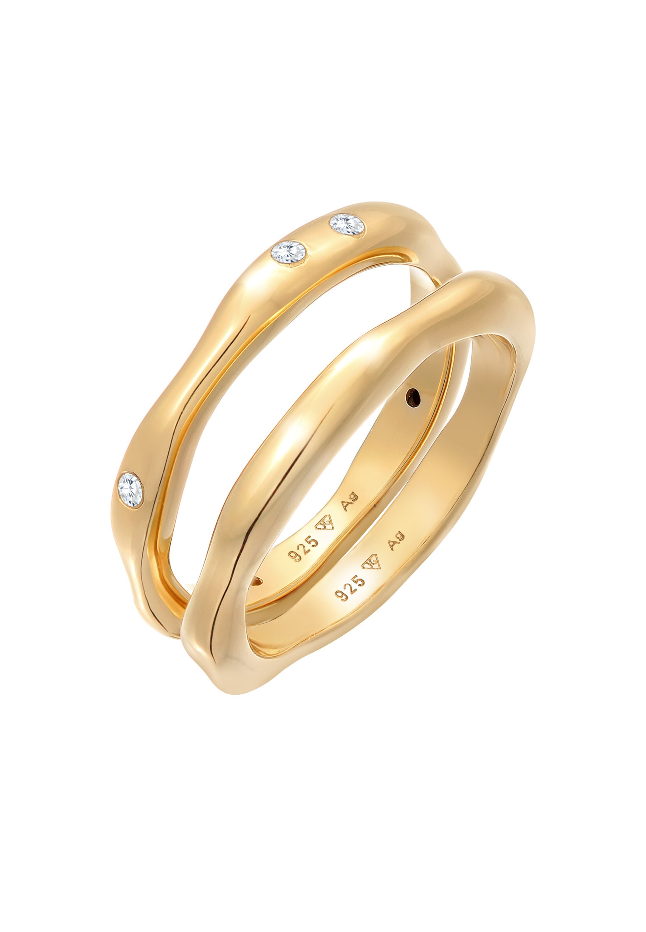 ELLI Ring in Gold: Vorderseite