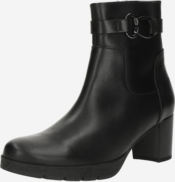 GABOR Ankle Boots in Black: front