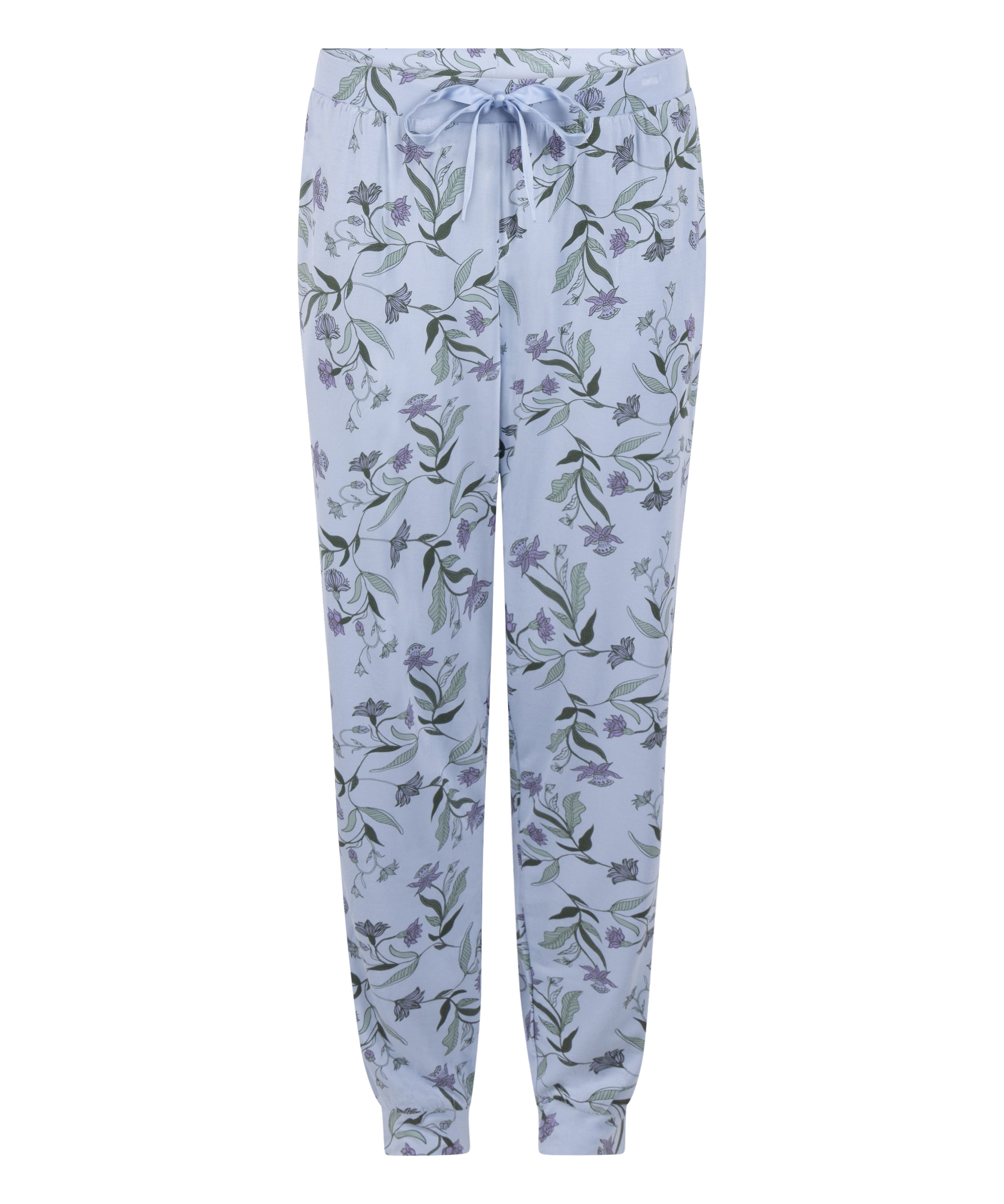 Hunkemöller Pyjamabroek in Blauw: voorkant