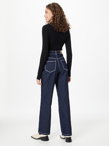 VERO MODA Wide Leg Jeans 'Kithy' in Blau