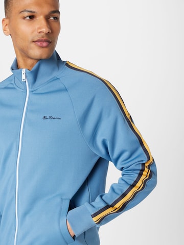 Ben Sherman Sweat jacket 'House' in Blue