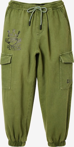 Effilé Pantalon 'AMAZONA' Desigual en vert : devant