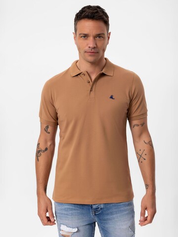 Daniel Hills T-shirt i brun: framsida