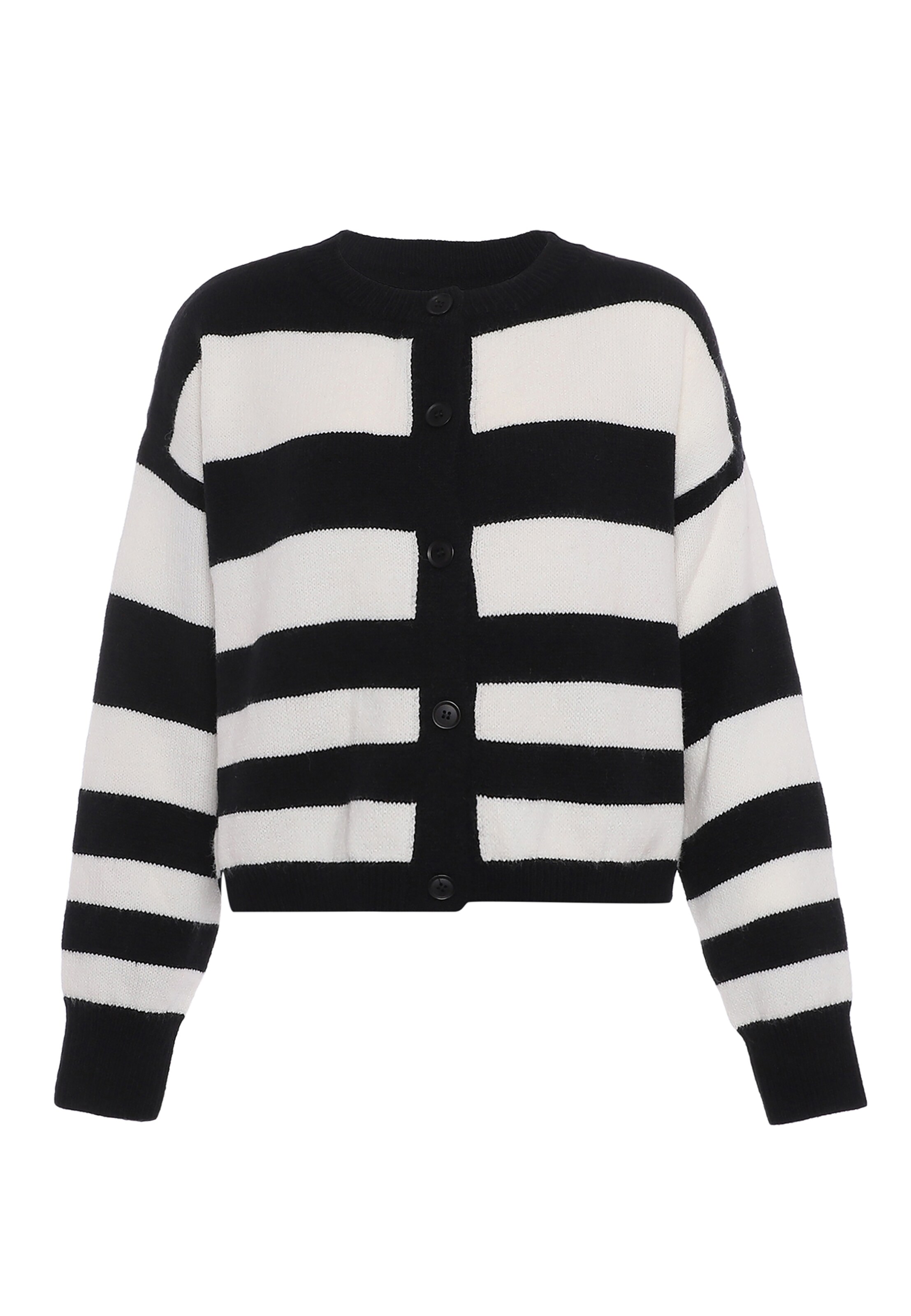 FENIA - Casaco de malha em preto: frente