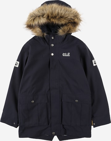 JACK WOLFSKIN - Chaqueta de montaña 'Elk Island' en azul: frente