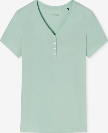 T-shirt SCHIESSER en vert : devant