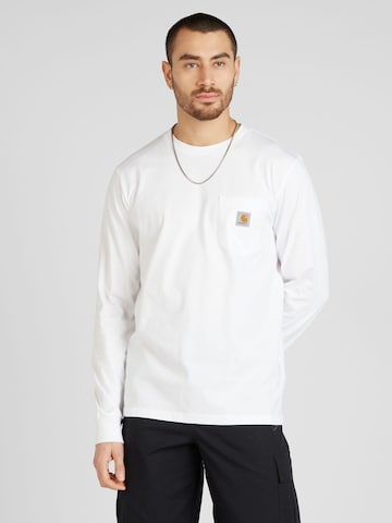 T-Shirt Carhartt WIP en blanc : devant