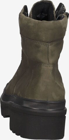 Paul Green Lace-Up Ankle Boots in Green