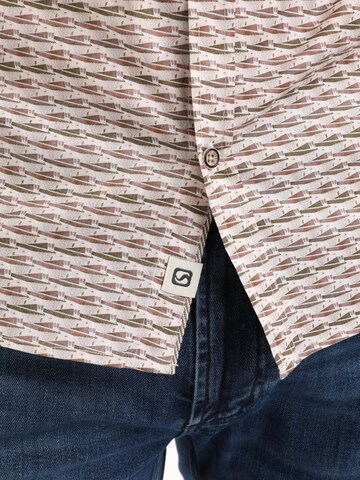 Gabbiano Shirt 'modern' in Brown