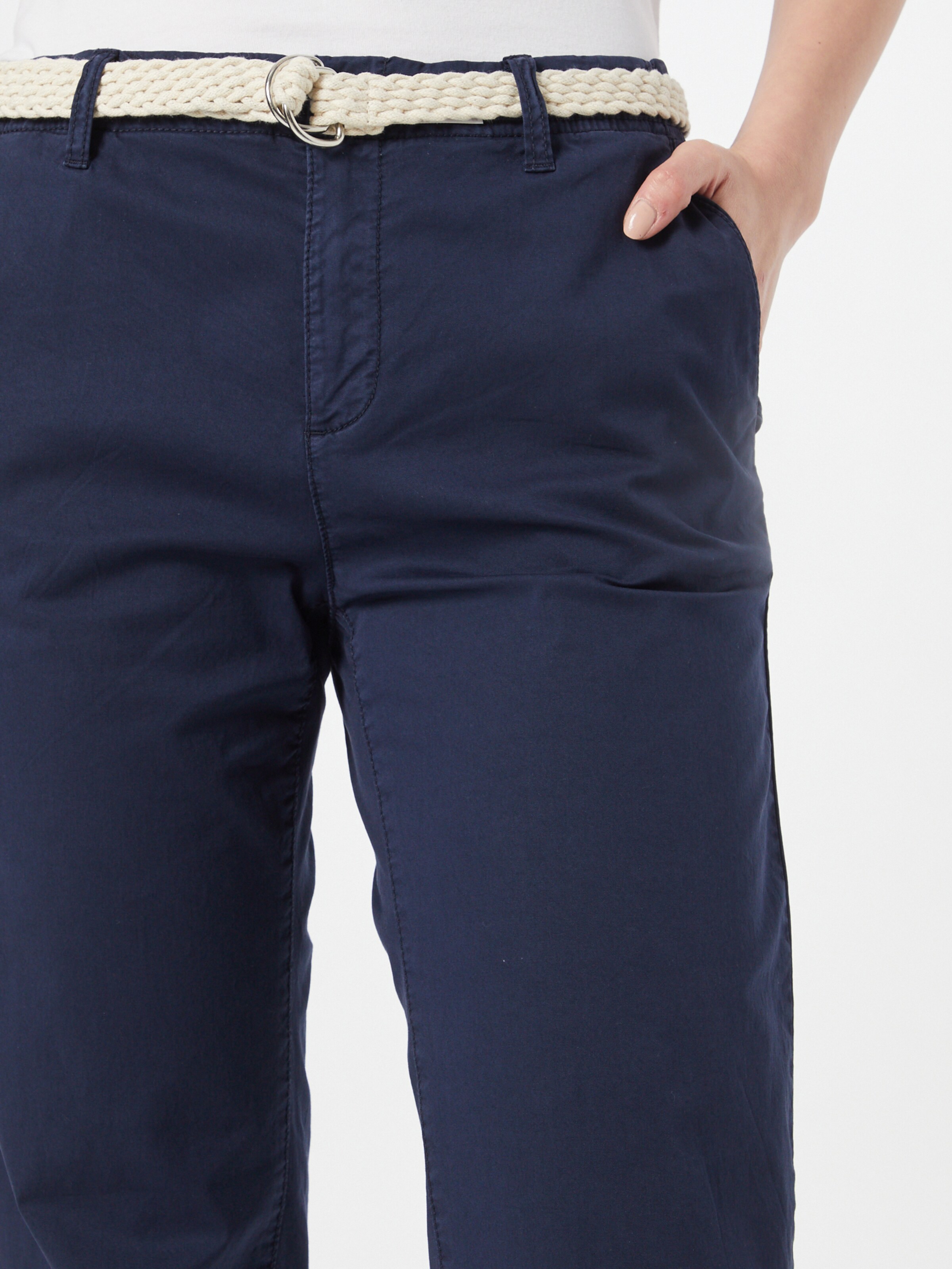 Grandes tailles Pantalon chino ESPRIT en Bleu Marine 