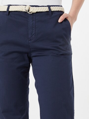 ESPRIT Normální Chino kalhoty – modrá