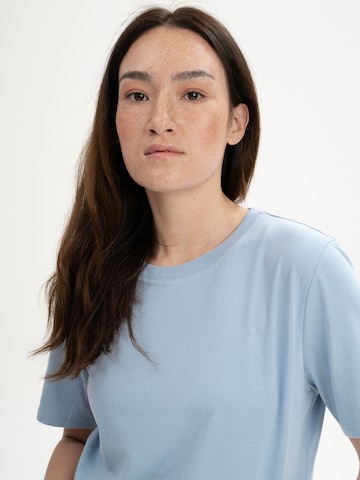 MELA - Camisa 'Tanika' em azul