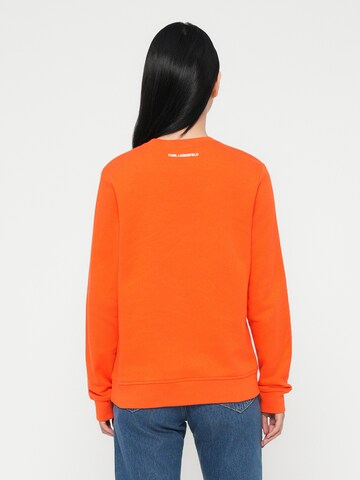 Karl Lagerfeld Sweatshirt 'IKON' in Orange