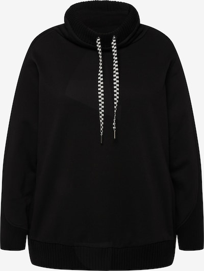 Ulla Popken Sweatshirt in schwarz, Produktansicht