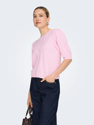 ONLY Sweater 'ONLRICA' in Pink: front