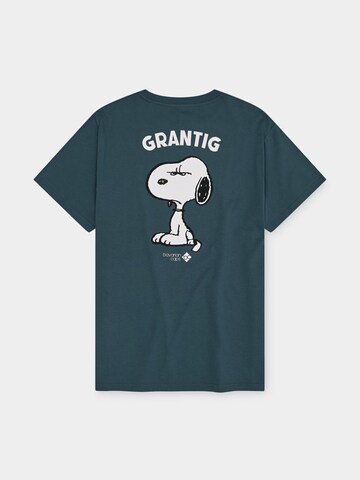 Bavarian Caps Shirt 'Grantler Klub: Snoopy' in Blue