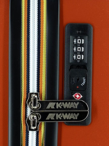 K-Way Wózek 'K-WAY EUDOXIEUR LOGO TROLLEY MEDIO Valigie e Trolley' w kolorze pomarańczowy