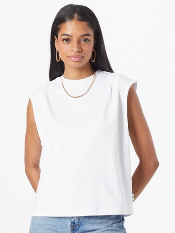 T-shirt Urban Classics en blanc : devant