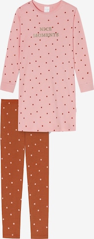 SCHIESSER Pajamas in Pink: front