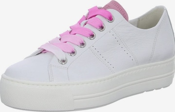 Baskets basses Paul Green en blanc : devant