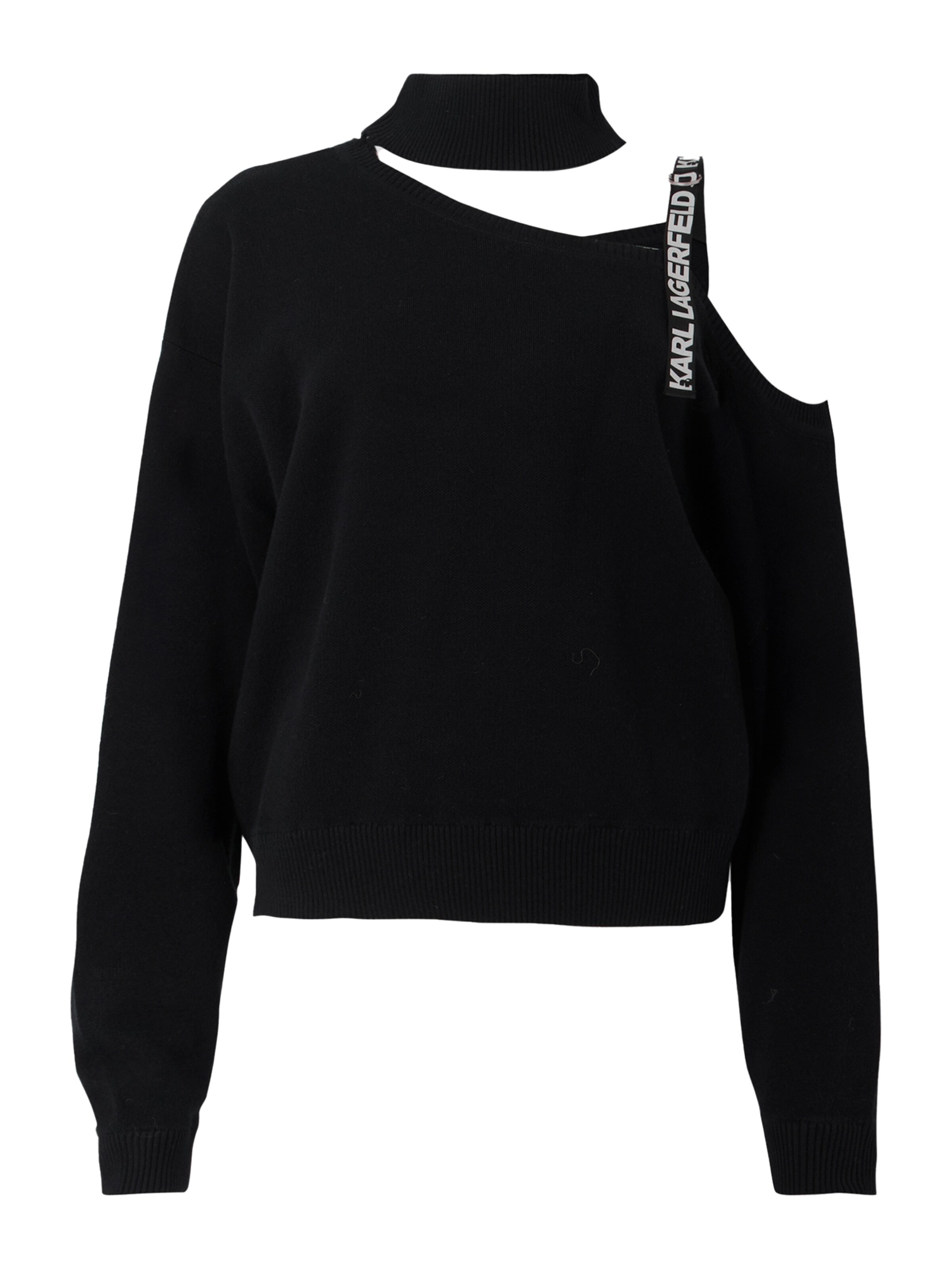 KARL LAGERFELD JEANS Sweater in Black: front