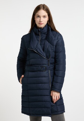 DreiMaster Klassik Winter Coat in Blue: front