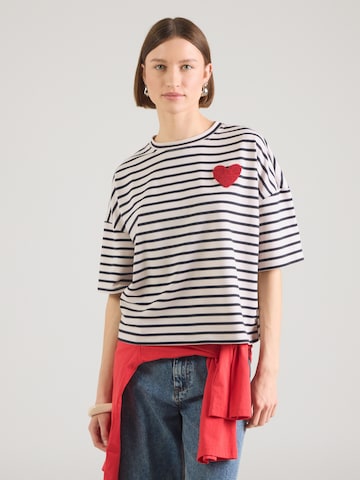 T-shirt 'Pa44loma' Hailys en blanc : devant